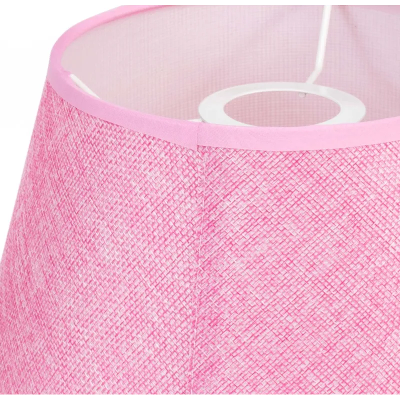 Lámpara de techo en tela (Ø30 cm) - Rosa
