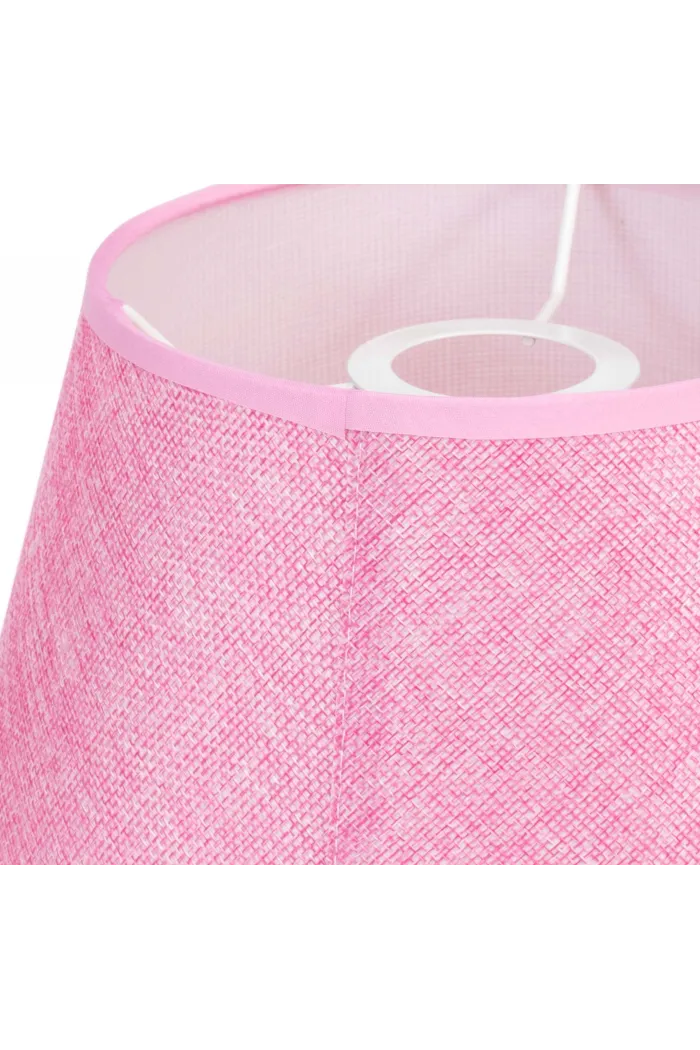 Lámpara de techo en tela (Ø30 cm) - Rosa