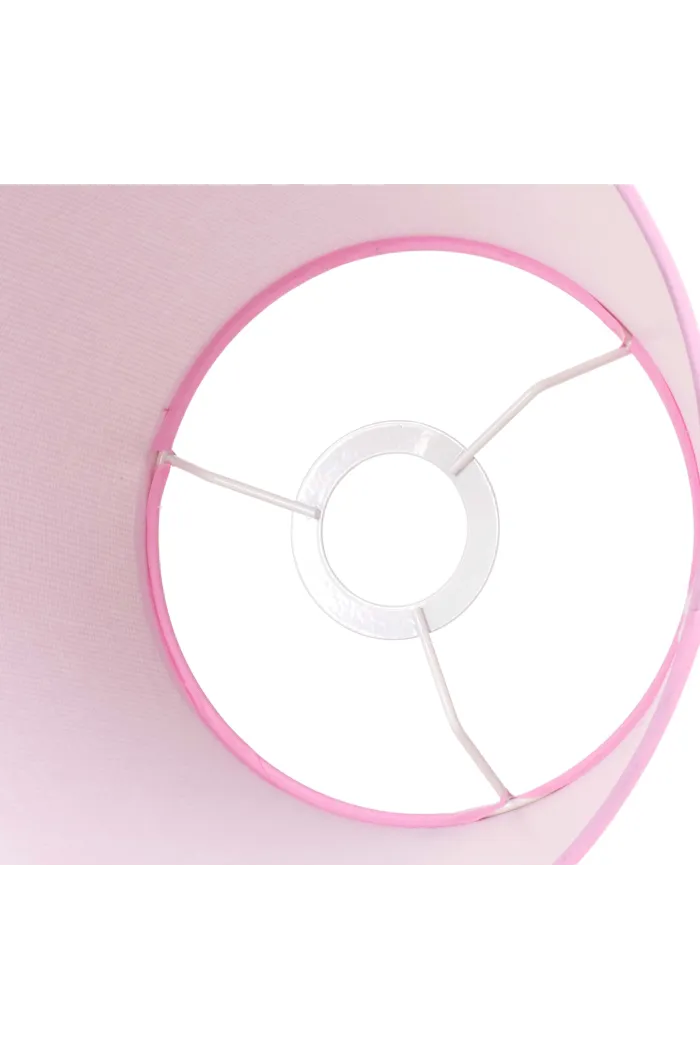 Lámpara de techo en tela (Ø30 cm) - Rosa