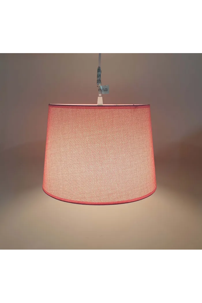 Lámpara de techo en tela (Ø30 cm) - Rosa
