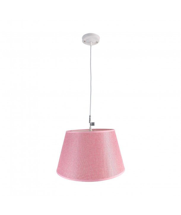 Lámpara de techo en tela (Ø38 cm) - Rosa