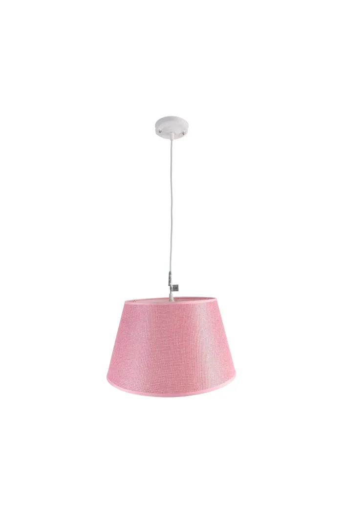 Lámpara de techo en tela (Ø38 cm) - Rosa