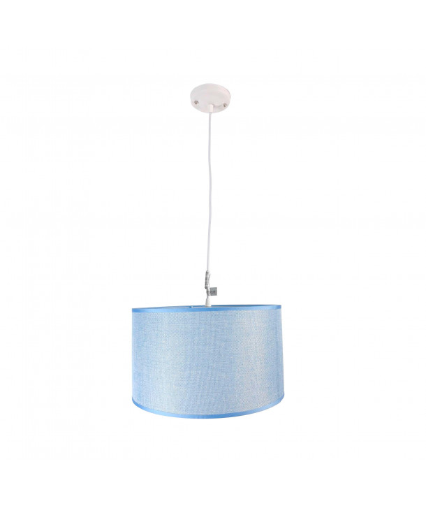 Lámpara de techo en tela (Ø35 cm) - Azul