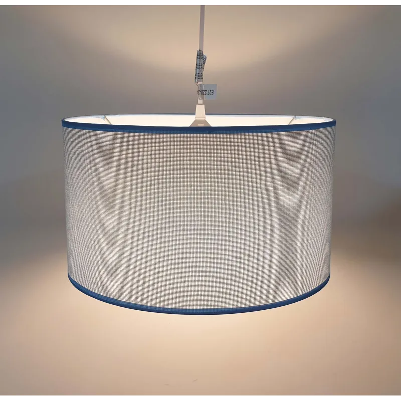 Lámpara de techo en tela (Ø35 cm) - Azul