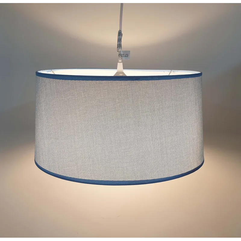 Lámpara de techo en tela (Ø40 cm) - Azul