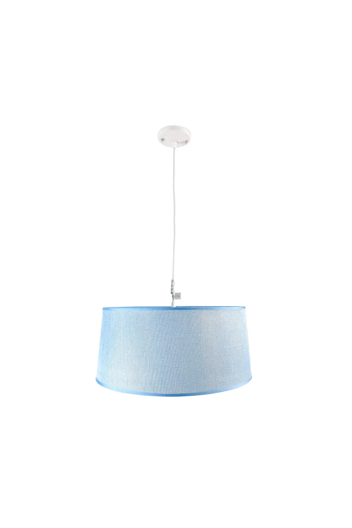 Lámpara de techo en tela (Ø45 cm) - Azul