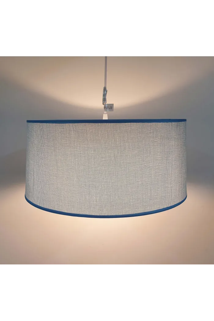 Lámpara de techo en tela (Ø45 cm) - Azul