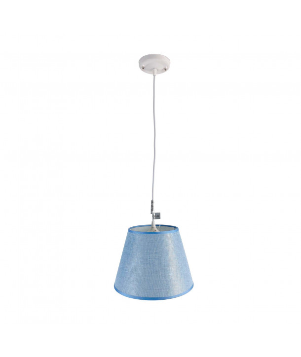 Lámpara de techo en tela (Ø25 cm) - Azul