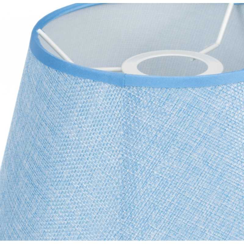 Lámpara de techo en tela (Ø30 cm) - Azul