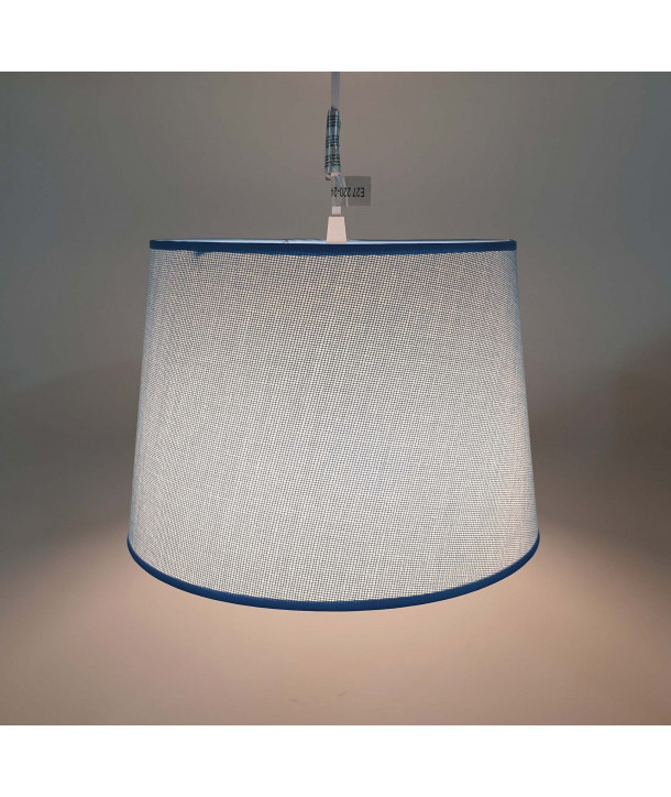 Lámpara de techo en tela (Ø30 cm) - Azul