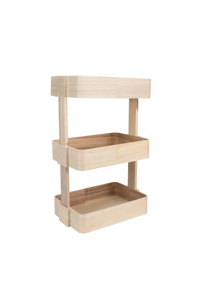 Verdulero de madera 3 alturas