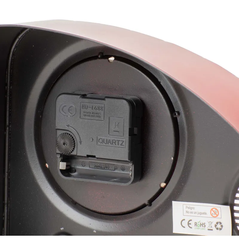 Reloj de mesa radio vintage - Rojo