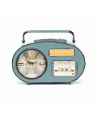 Reloj de mesa radio vintage - Azul