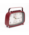 Reloj de mesa radio vintage - Rojo