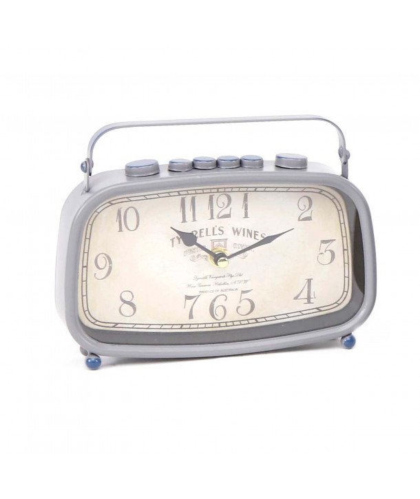 Reloj de mesa radio vintage - Gris