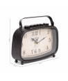 Reloj de mesa radio vintage - Negro