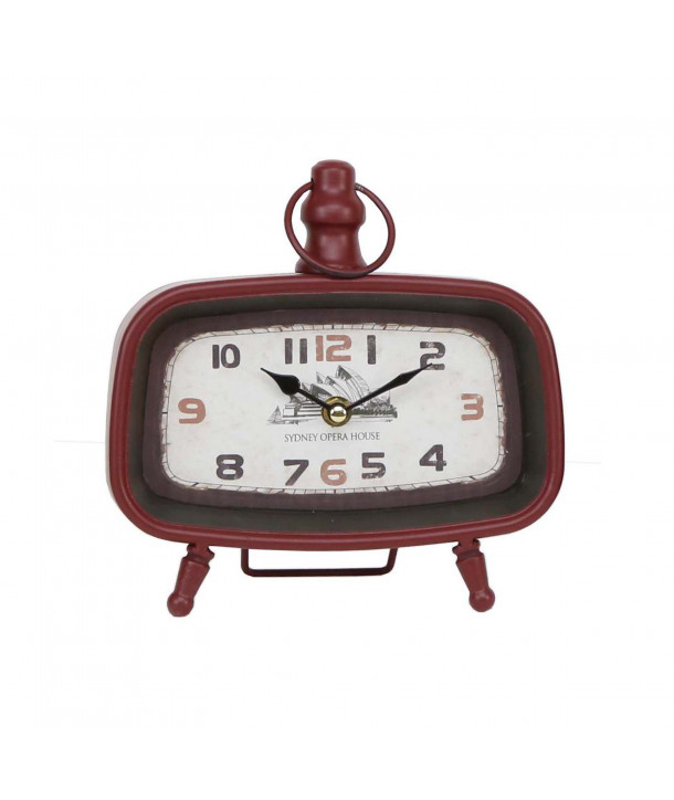 Reloj de mesa vintage - Rojo