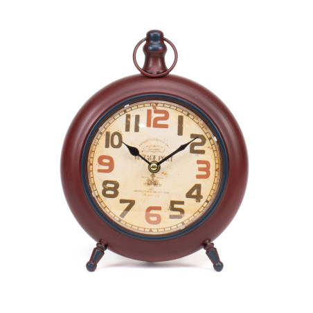 Reloj de mesa vintage - Rojo