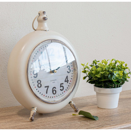 Reloj de mesa vintage - Gris