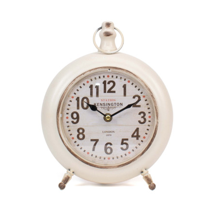 Reloj de mesa vintage - Blanco Crema