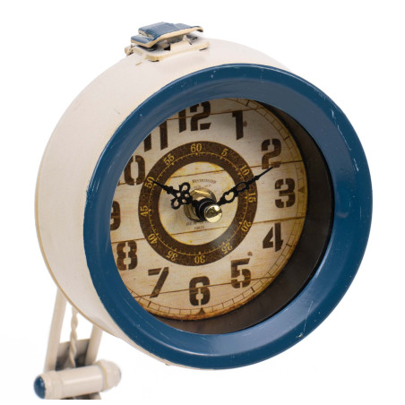 Reloj de mesa vintage - Blanco Crema