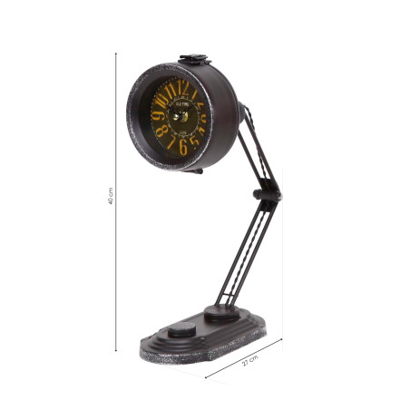 Reloj de mesa vintage - Negro