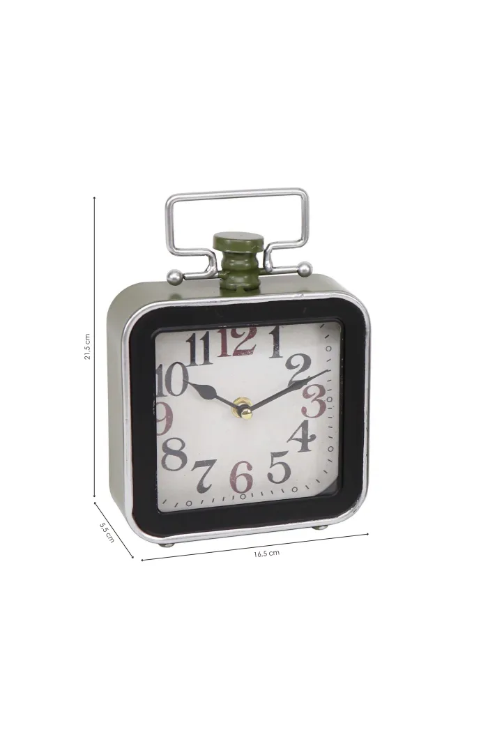 Reloj de mesa vintage - Verde