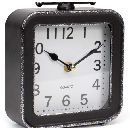 Reloj de mesa vintage - Negro