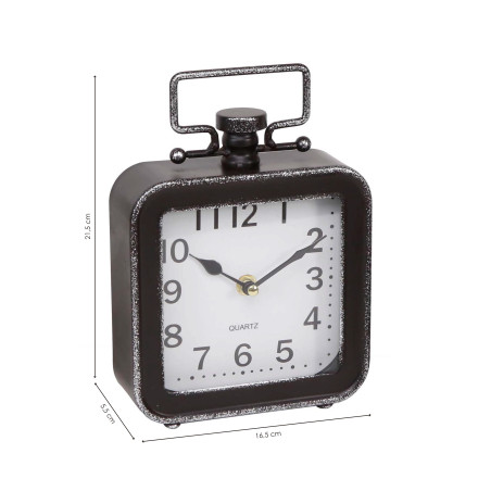 Reloj de mesa vintage - Negro