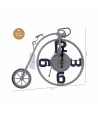 Reloj de mesa bicicleta vintage - Gris