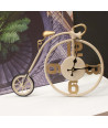 Reloj de mesa bicicleta vintage - Gris