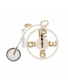 Reloj de mesa bicicleta vintage - Crema