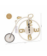 Reloj de mesa bicicleta vintage - Crema