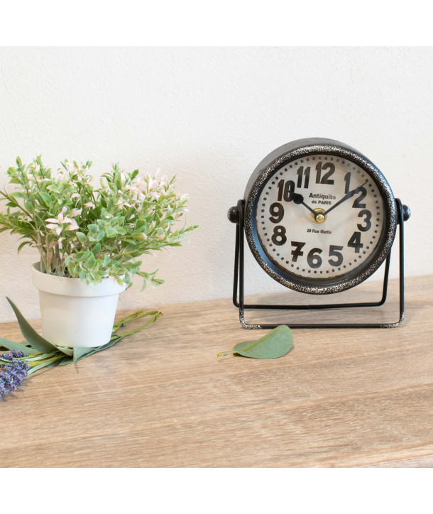 Reloj de mesa vintage - Negro