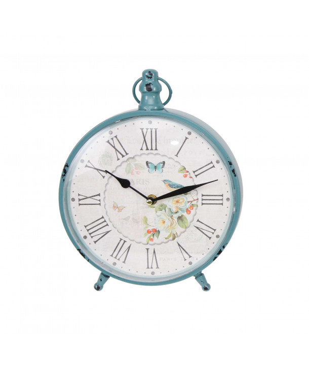 Reloj de mesa farolillo vintage - Azul