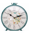 Reloj de mesa farolillo vintage - Azul