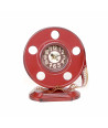 Reloj de mesa cinema vintage - Rojo