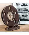 Reloj de mesa cinema vintage - Gris