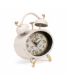 Reloj de mesa vintage - Crema