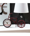 Reloj de mesa bicicleta vintage - Marrón