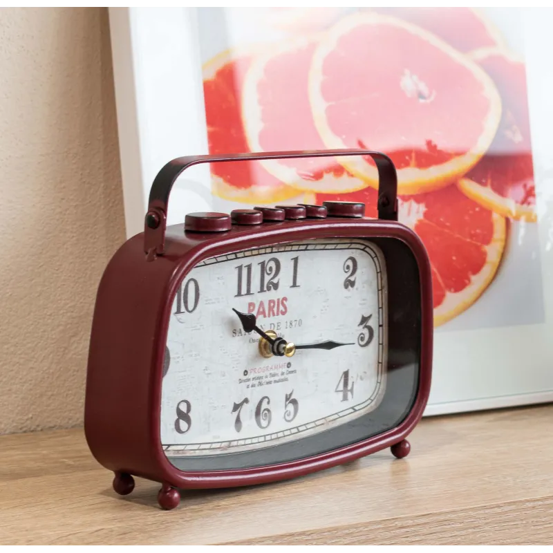 Reloj de Mesa 'Radio' Vintage - 4 Colores