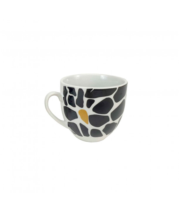 Set 6 tazas de café cerámica - Estampado Girafa