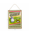 Cartel de metal estilo vintage - Golf