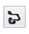 Cuadro decorativo abstracto (50x50 cm) - Rayas