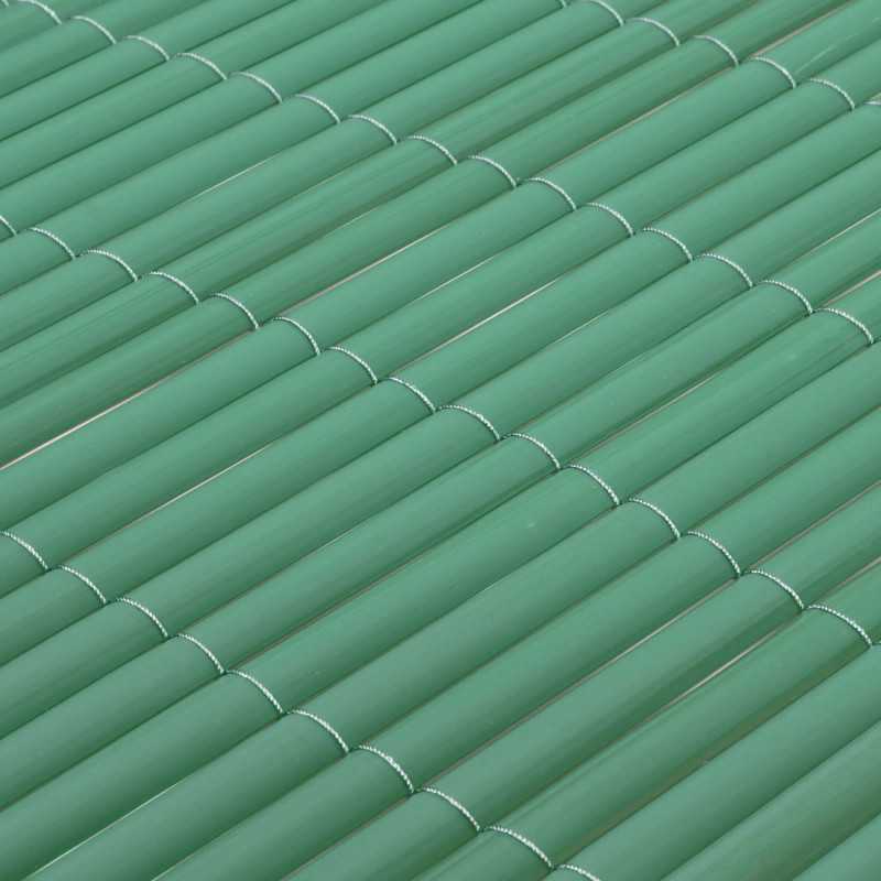 VALLA DE OCULTACIÓN MEDIA CAÑA PVC VERDE 900gr/m² 1,5X3M