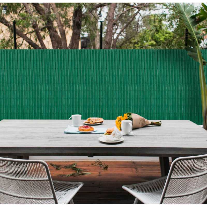 VALLA DE OCULTACIÓN PVC DOBLE CARA VERDE 1000gr/m² 1X3M