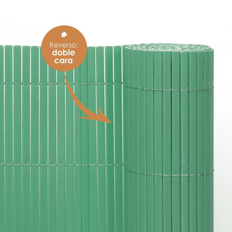 VALLA DE OCULTACIÓN PVC DOBLE CARA VERDE 1000gr/m² 1X3M