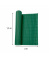 Valla de ocultación doble cara 1,5x3m - Verde