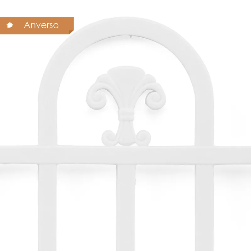 Set de 4 Vallas de Plástico para Jardín de 30x60 cm - 2 Colores