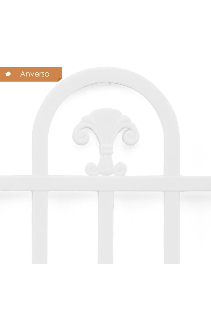 Set de 4 Vallas de Plástico para Jardín de 30x60 cm - 2 Colores